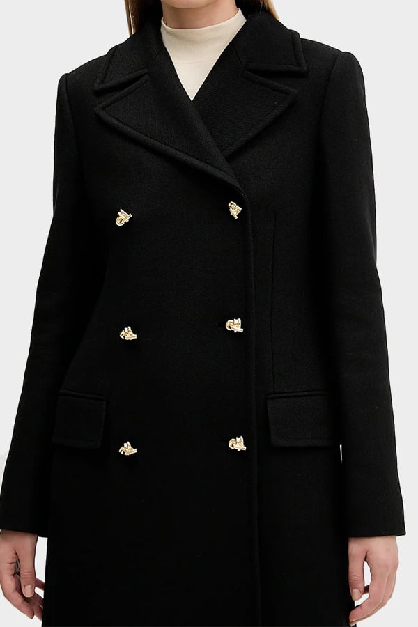 ΠΑΛΤΟ HUGO - 001 ΜΑΥΡΟ